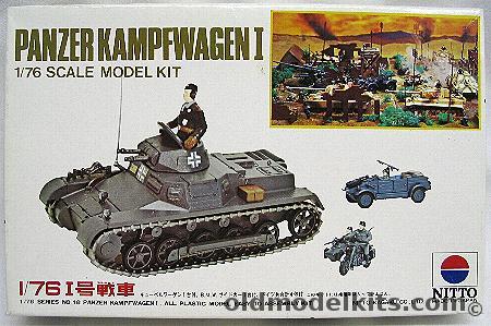 Nitto 1/76 Panzer Kampfwagen I, 18 plastic model kit